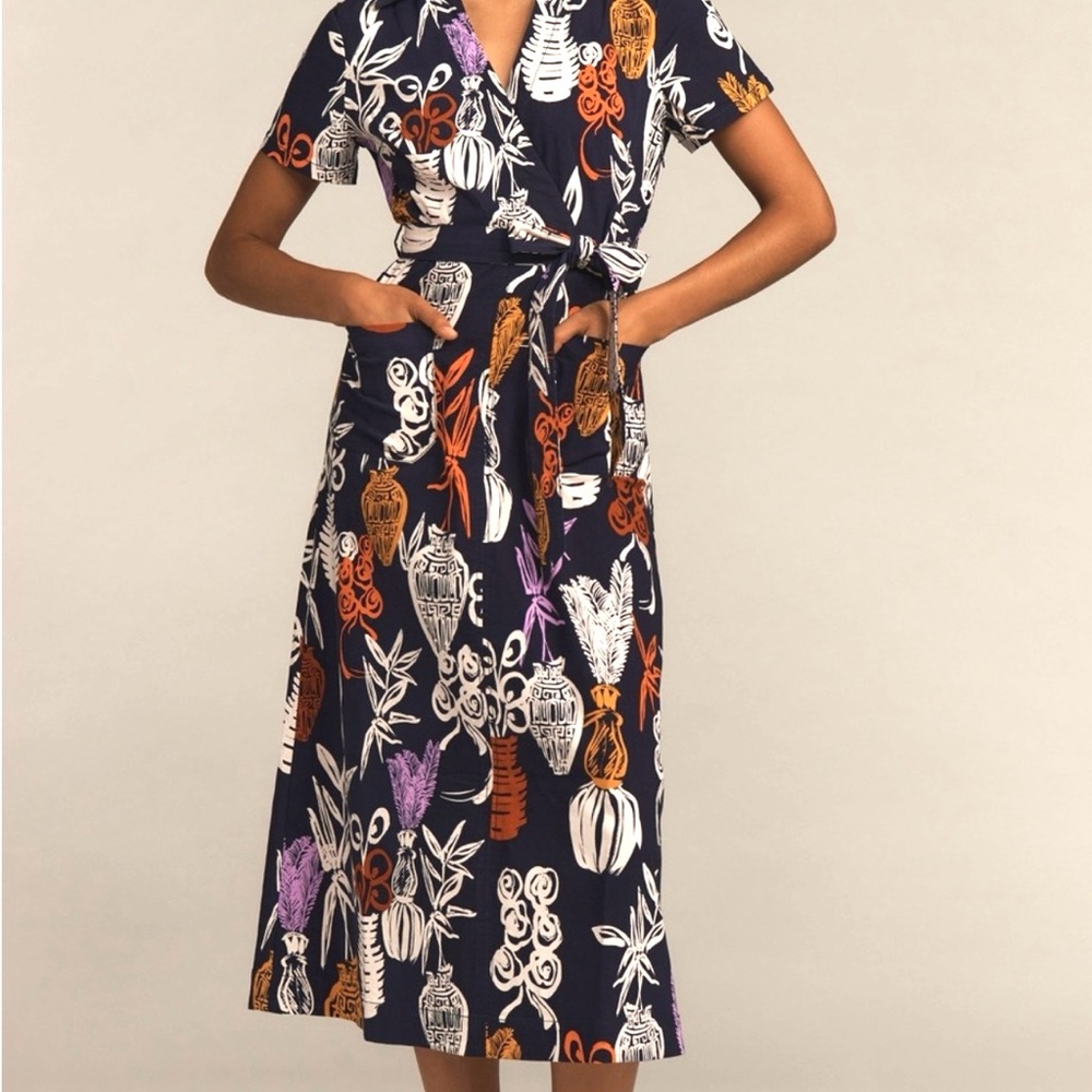 Maeve by Anthropologie midi belt dress